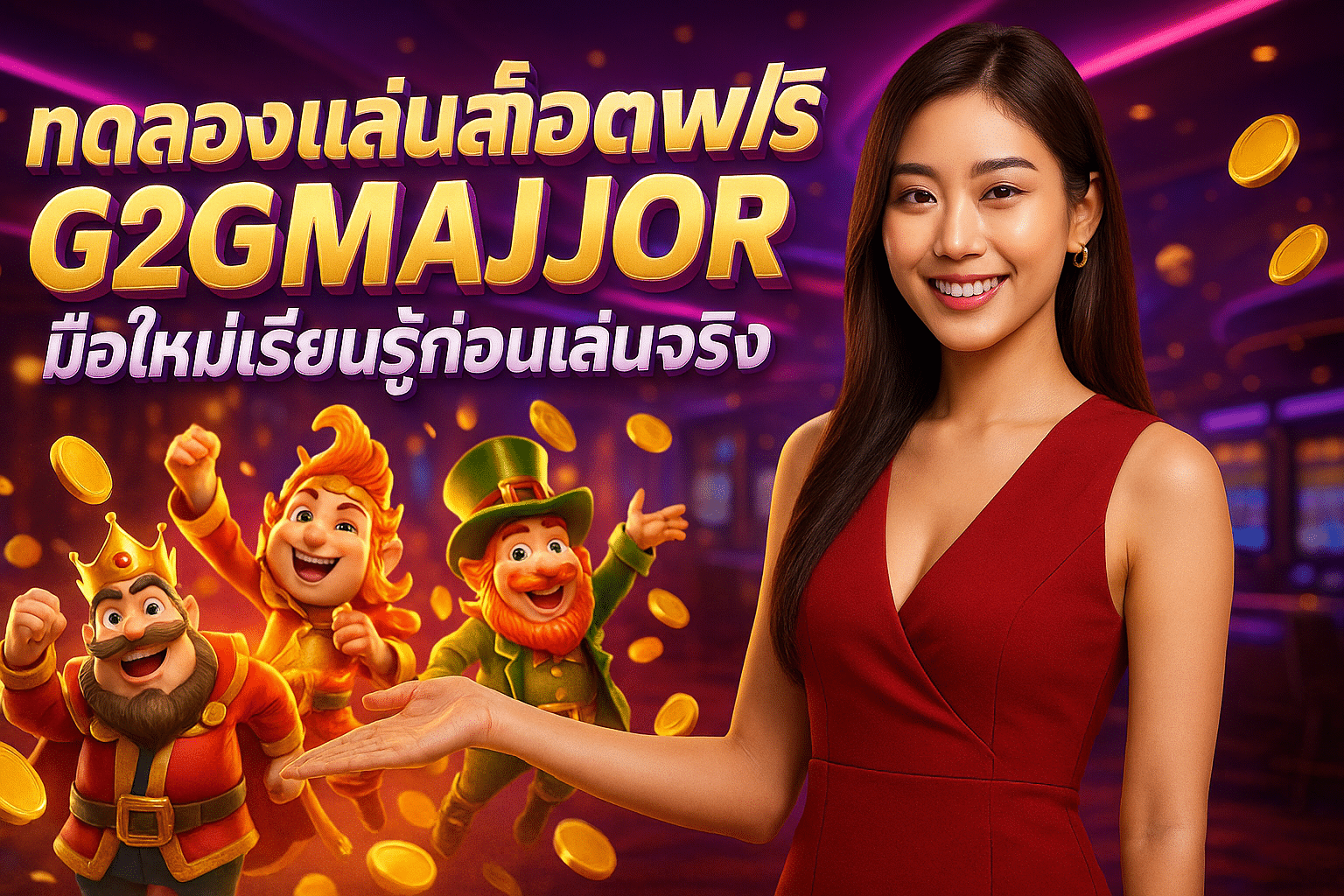 ทดลองเล่นสล็อตฟรี G2GMAJOR มือใหม่เรียนรู้ก่อนเล่นจริง