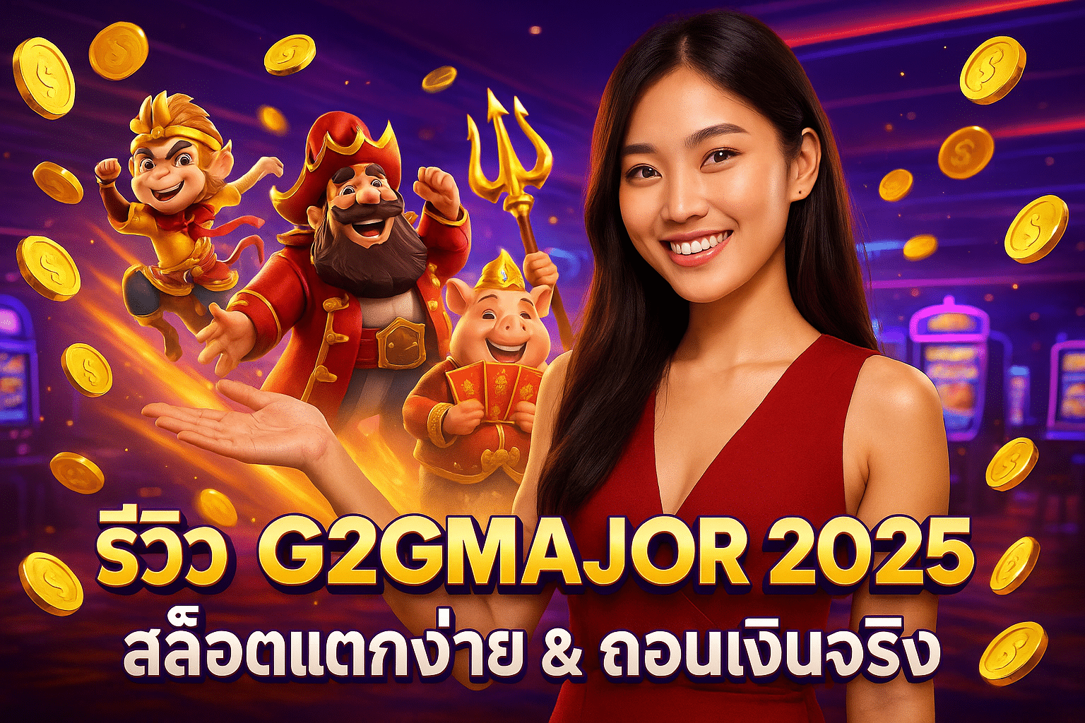 รีวิว G2GMAJOR 2025 สล็อตแตกง่าย & ถอนเงินจริง