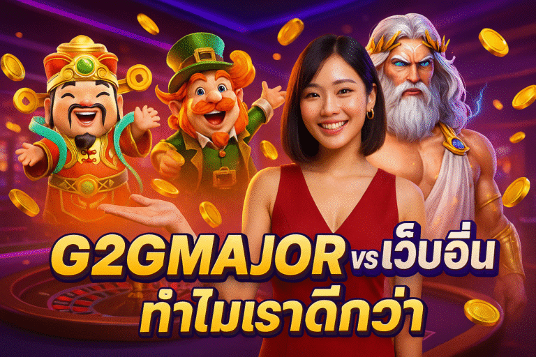 G2GMAJOR vs เว็บอื่น ทำไมเราดีกว่า
