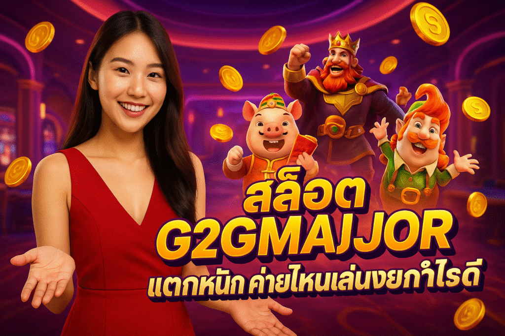 สล็อต G2GMAJOR แตกหนัก ค่ายไหนเล่นง่ายกำไรดี